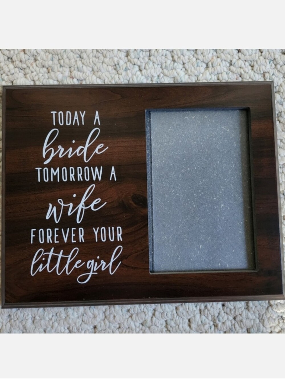 Today A Bride Tomorrow A Wife Forever Your Little Girl